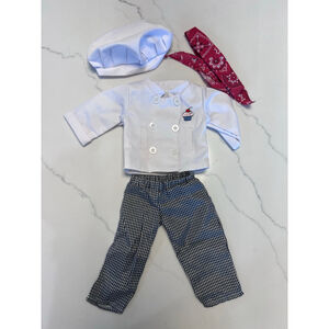 Doll Clothes for 18” American Girl Chefs Outfit